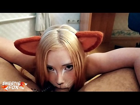 ❤️ Кицунэ заглотить хуй и сперма в рот Видео ебли на сайте pornovore.ru ❌️
